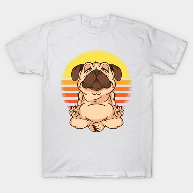 Dog Yoga T-Shirt by MajorCompany